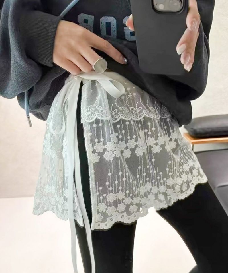 CARVEN ☆ レースラップミニスカート CARVEN ☆ レースラップミニスカート (CARVEN/ミニスカート