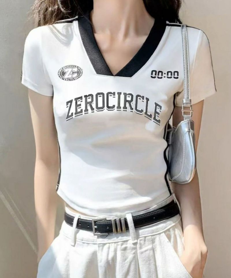 tシャツ Vネック肩ライン入りTシャツ レディース 楽天市場】vネック 半袖 美ライン Tシャツ レディース 大きい