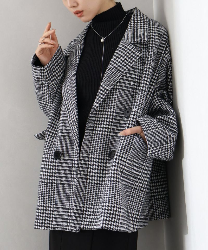 グレンチェックビッグジャケット | SpRay