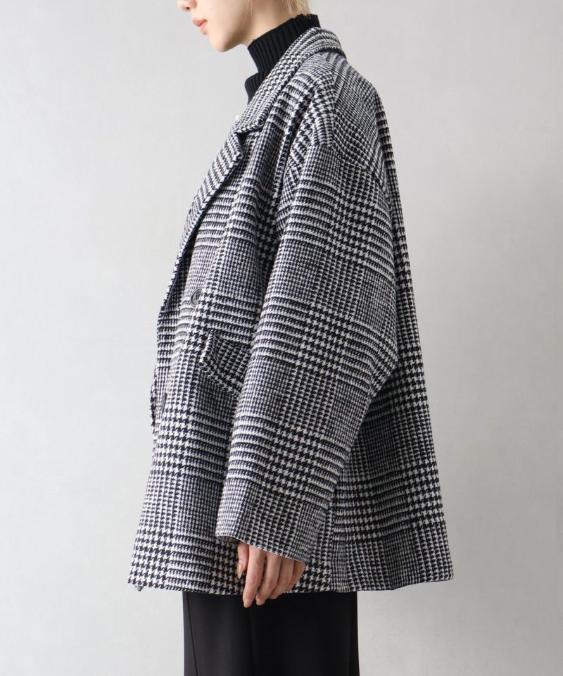 グレンチェックビッグジャケット | SpRay