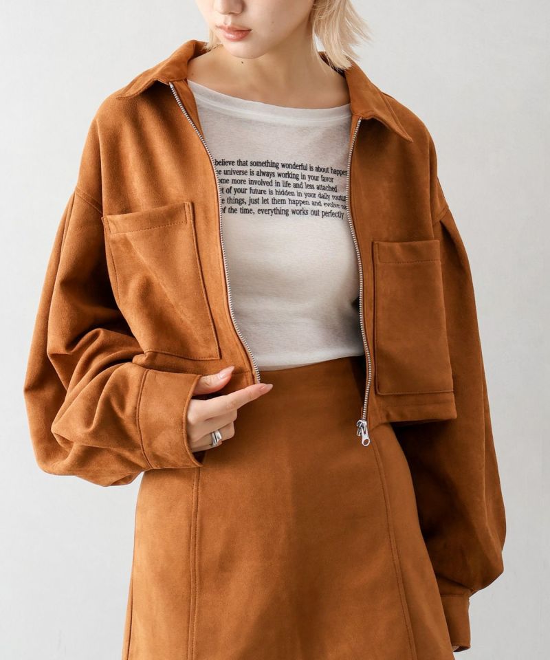春夏 ストラスブルゴ INSPINCT CPOブルゾンサラリと軽量 涼しい ESTNATION / ミックスカラーラムジップブルゾン｜ESTNATION