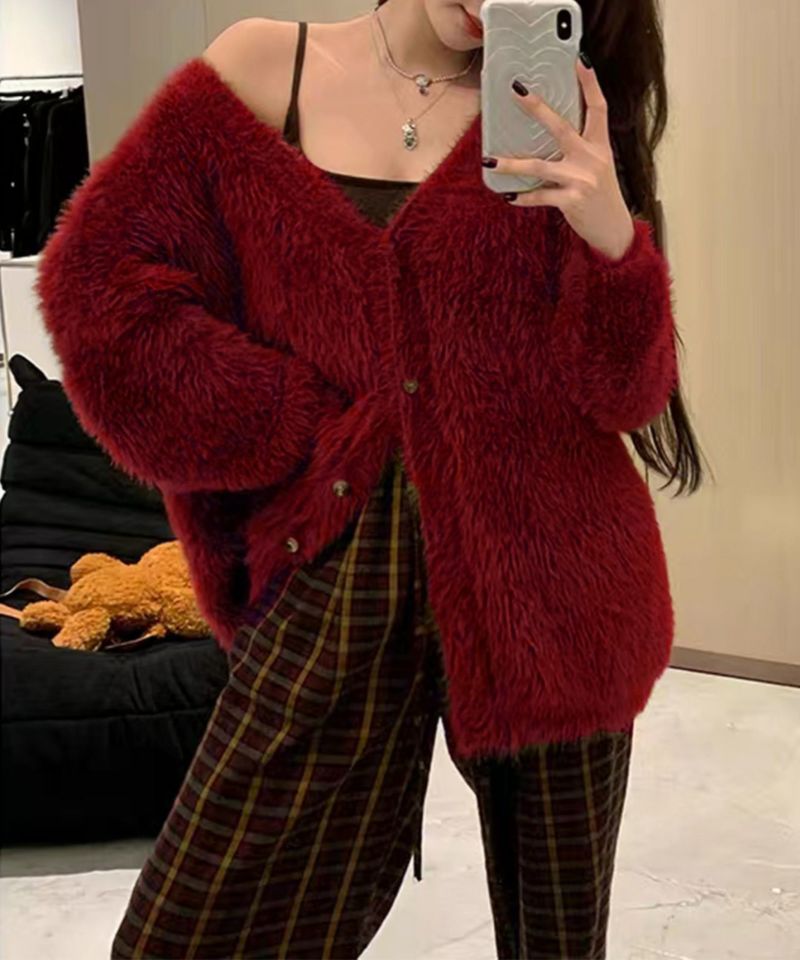 シャギーロングカーディガン | SpRay