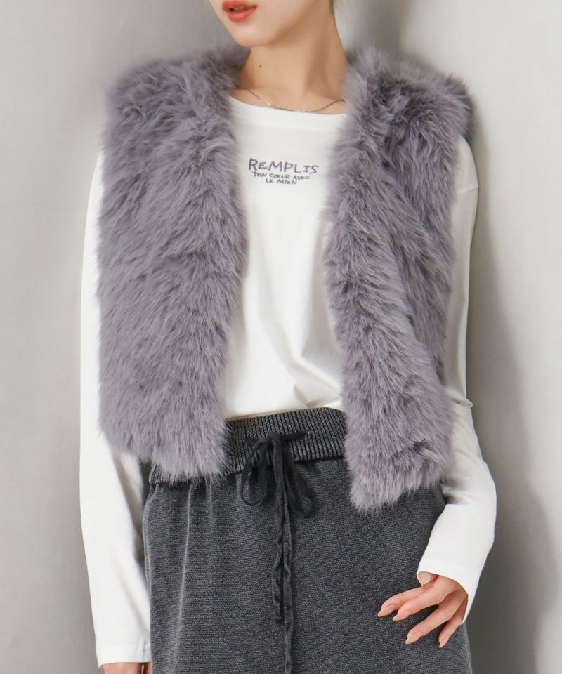 エコファーショートベスト | SpRay