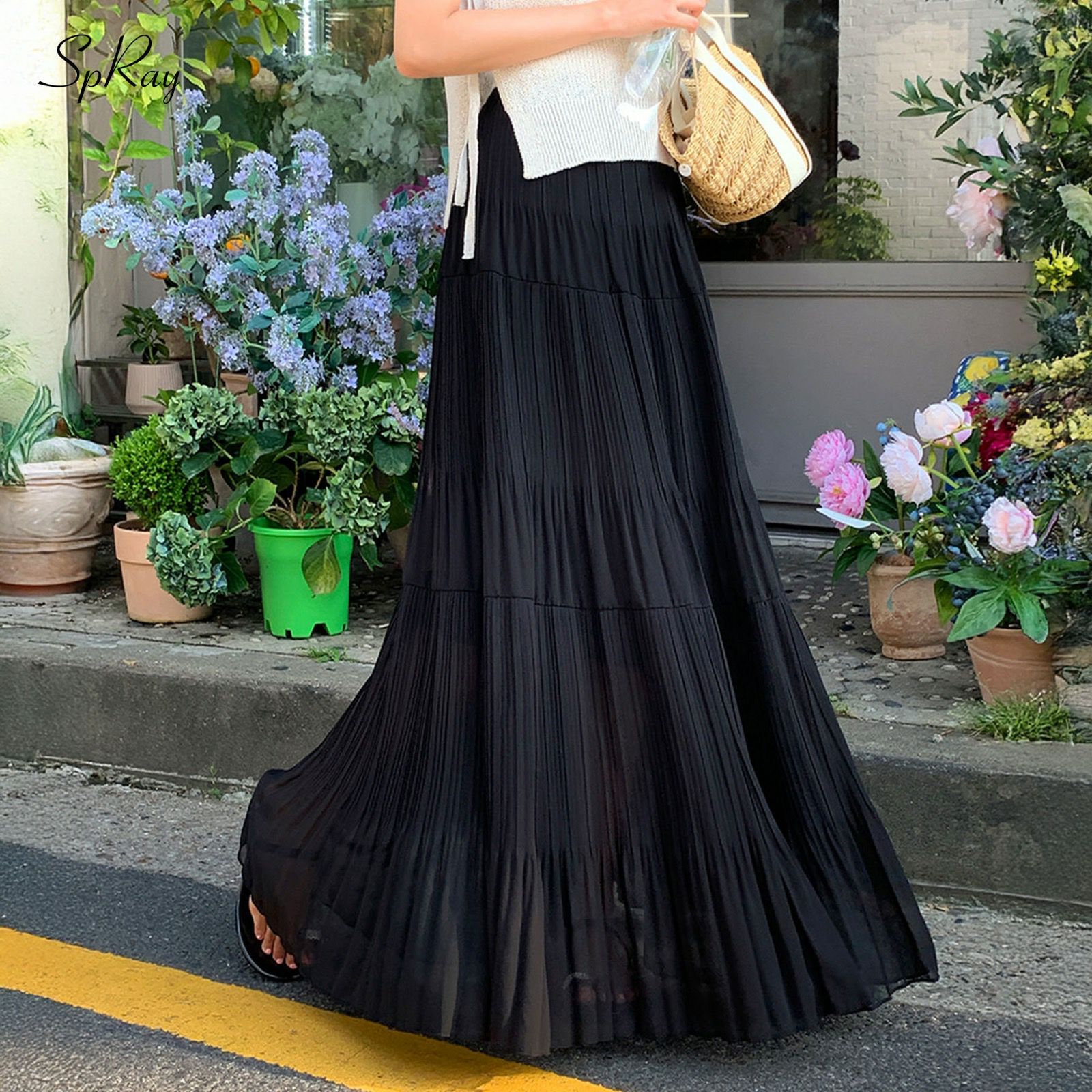プリーツティアードスカート | SpRay