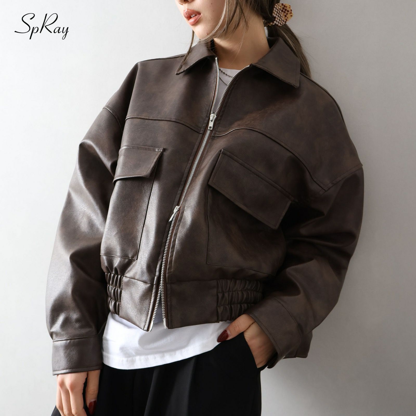 MIXファースタンドZIPブルゾン | SpRay